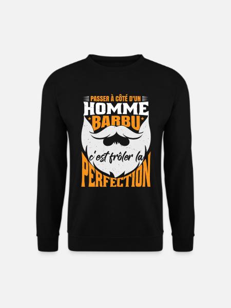 Papa Barbe Humour - Sweat-shirt Unisexe - noir