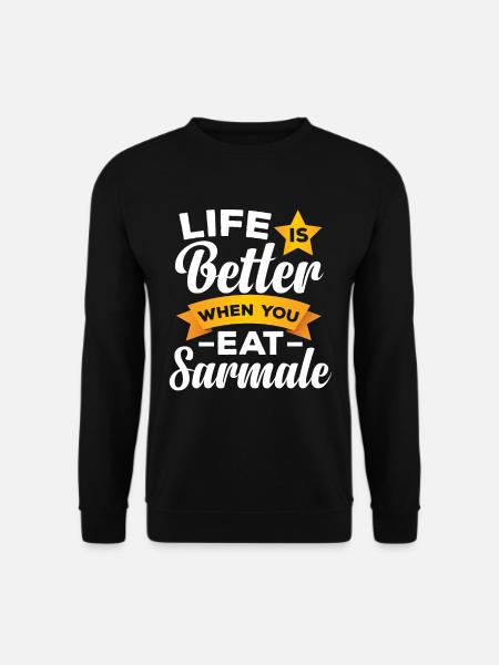 Cuisine roumaine Sarmale - Sweat-shirt Unisexe - noir