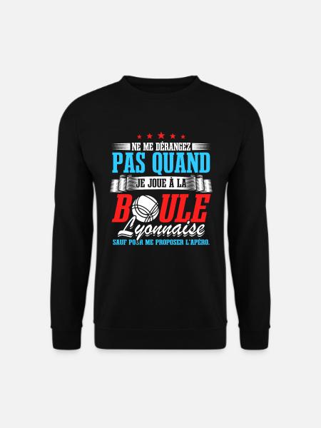 Boule Lyonnaise - Sweat-shirt Unisexe - noir