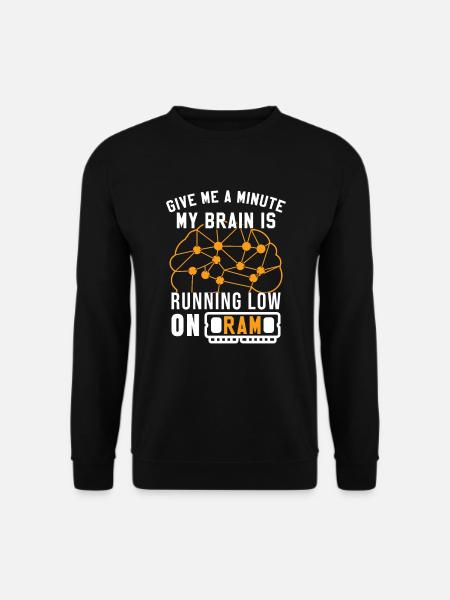 Funny Software Developer Coding Programming - Unisex Sweatshirt - black