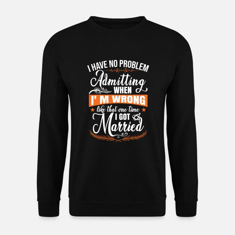 Funny Divorce Women - Unisex Sweatshirt - black