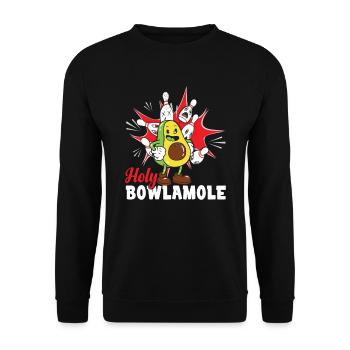 Kids Bowling Funny - Unisex Sweatshirt - black - Front - Alina (178cm) & Michal (187cm)