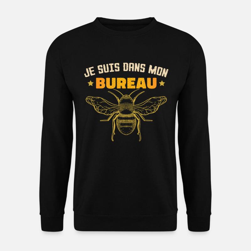 Je Suis Dans Mon Bureau - Sweat-shirt Unisexe - noir