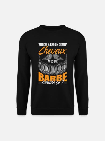 Barbe | Papa Barbu - Sweat-shirt Unisexe - noir