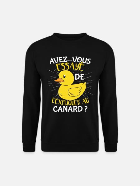 Canard - Sweat-shirt Unisexe - noir