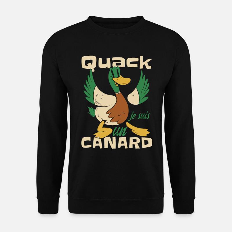 Je Suis Un Canard - Sweat-shirt Unisexe - noir