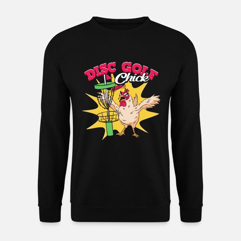 Disc Golf Chick - Unisex Sweatshirt - black