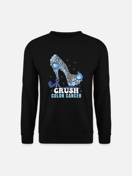 Women Colon Cancer Fighter - Unisex Sweatshirt - black