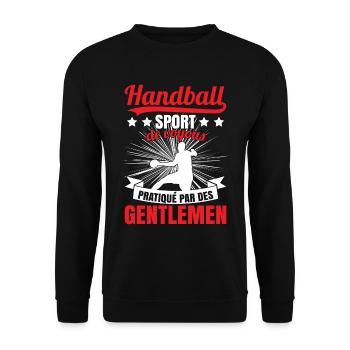 Entraîneur Handball - Sweat-shirt Unisexe - noir - Devant - Alina (178cm) & Michal (187cm)