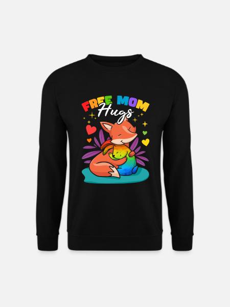 Câlins gratuits pour maman - Sweat-shirt Unisexe - noir
