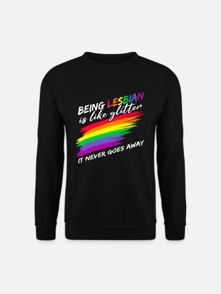 Being Lesbian Pride Month LGBT - Unisex Sweatshirt - black
