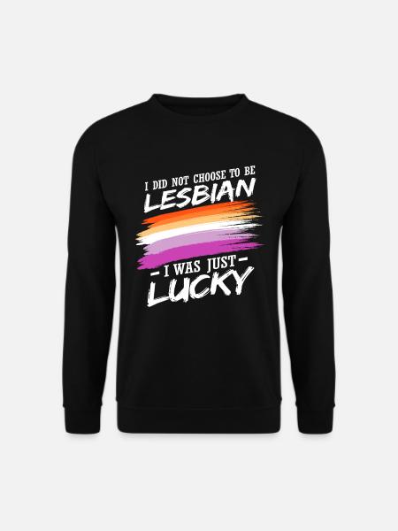 Ich habe mir nicht ausgesucht, lesbisch zu sein - Unisex Pullover - Schwarz