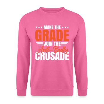 Anti-Mobbing-Zitat | Tag der Einheit | Mobbing-Bewusstsein - Unisex Pullover - Pink - Vorne