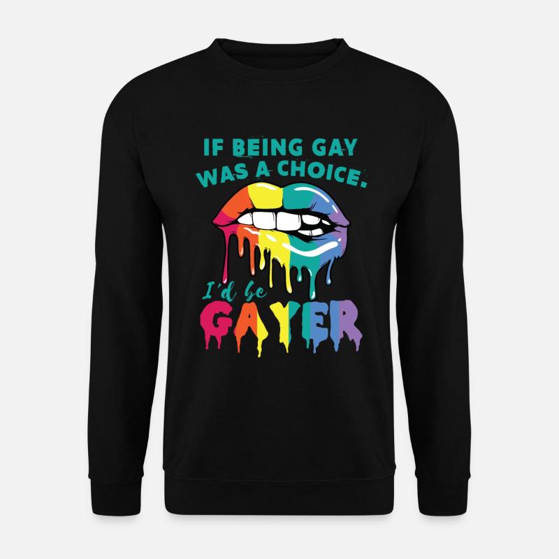 Lustiges Gay Pride Monat Geschenk - Unisex Pullover - Schwarz