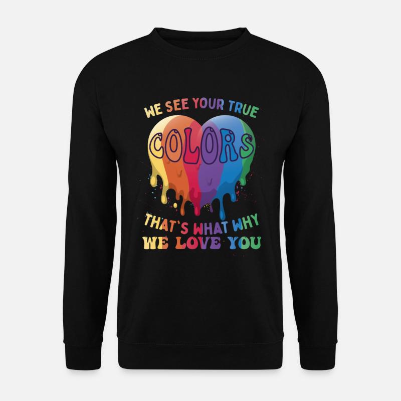 LGBT Eltern Family Pride Monat - Unisex Pullover - Schwarz