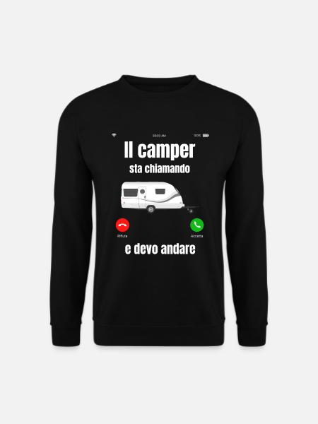 Caravan camper - Unisex Sweatshirt - black
