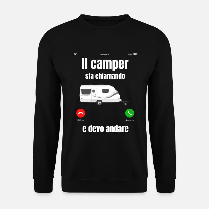Caravan camper - Unisex Sweatshirt - black