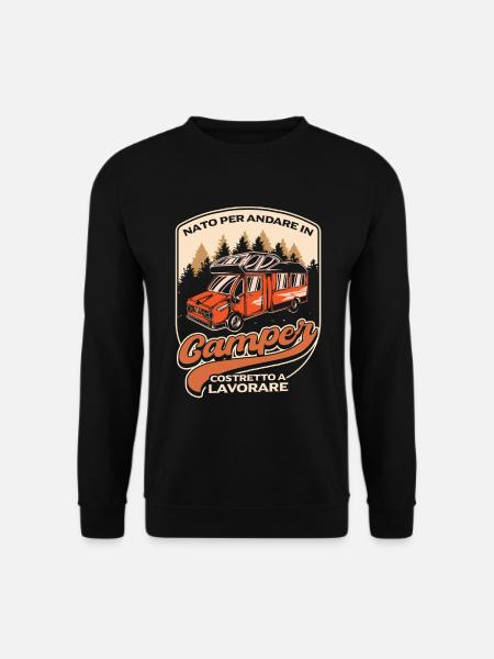 Camper | Camping | Camper | Caravan - Unisex Sweatshirt - black