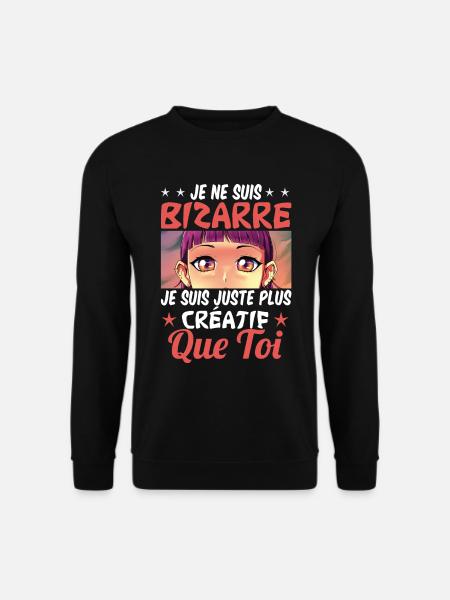 Manga Humor Anime Gift - Unisex Sweatshirt - black