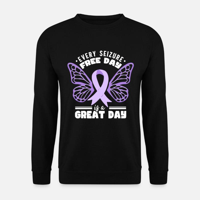 Epilepsy Butterfly - Unisex Sweatshirt - black