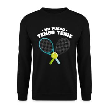 No Puedo Tengo Tenis - Sweat-shirt Unisexe - noir - Devant - Alina (178cm) & Michal (187cm)