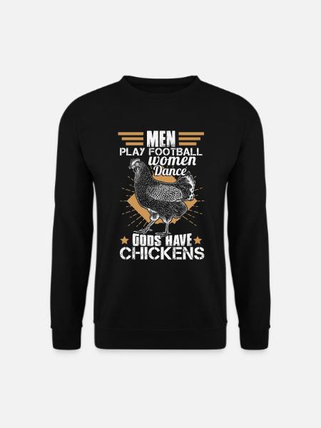 Gods Have Chickens - Unisex Sweatshirt - black