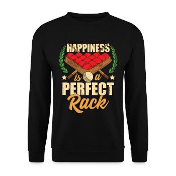 Snooker lustig - Unisex Pullover - Schwarz - Vorne - Alina (178cm) & Michal (187cm)