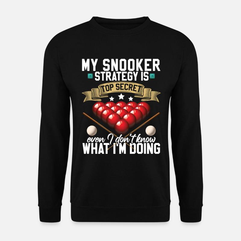 Drôle d’humour de snooker - Sweat-shirt Unisexe - noir