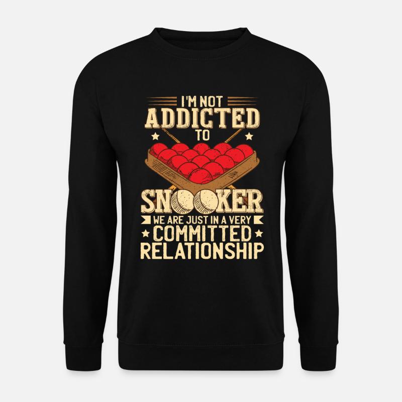 Apparel Snooker Player - Unisex Sweatshirt - black