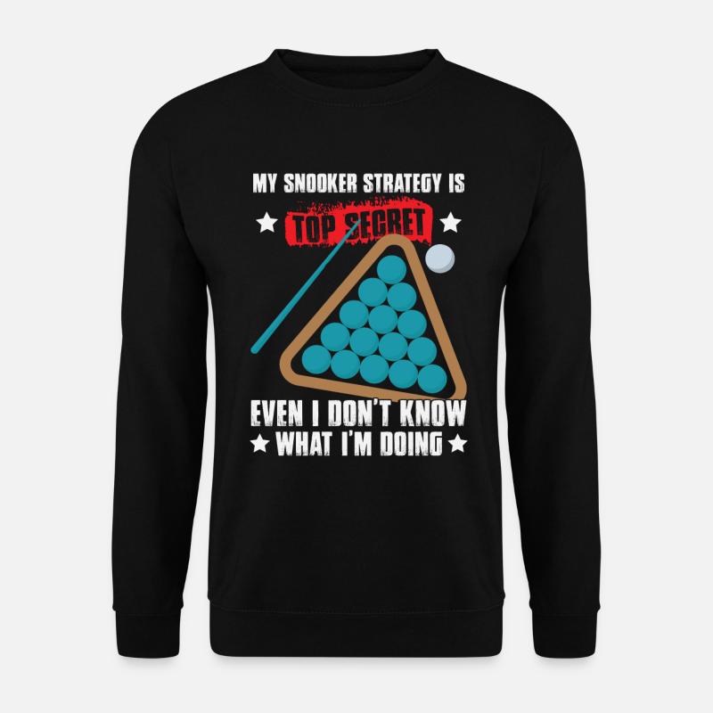 Snooker Player - Unisex Sweatshirt - black