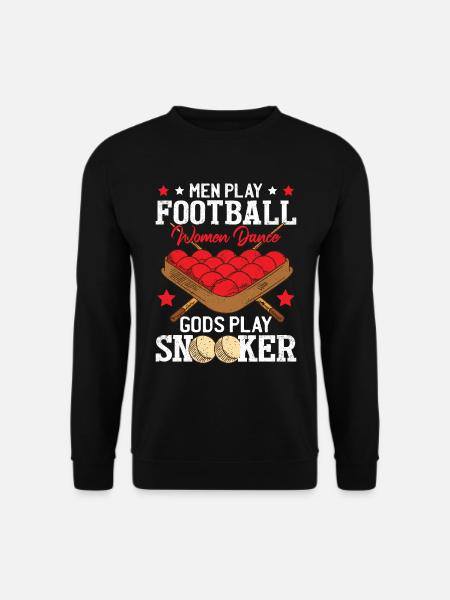 Lustiger Vatertag Snooker Humor Männer Snooker - Unisex Pullover - Schwarz