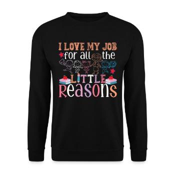 Cute Pre K Teacher Quote Kindergarten Preschool - Unisex Sweatshirt - black - Front - Alina (178cm) & Michal (187cm)