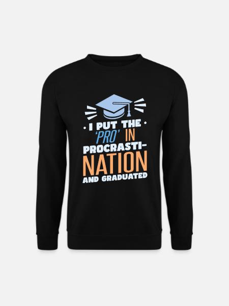 Graduation Funny - Unisex Sweatshirt - black