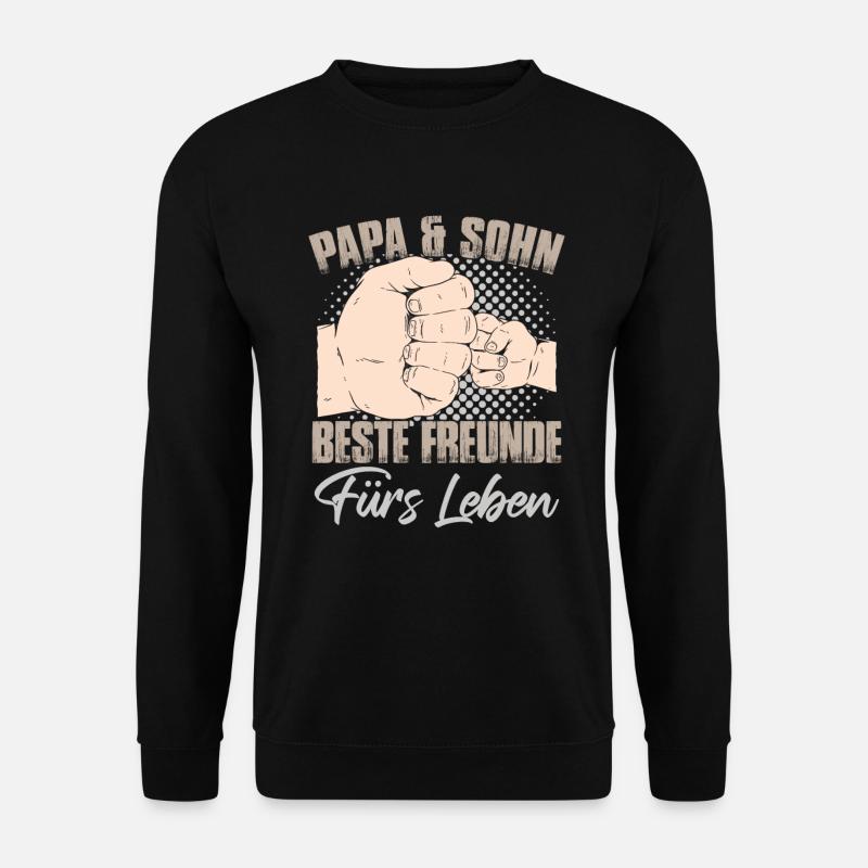 Papa & Sohn - Unisex Pullover - Schwarz