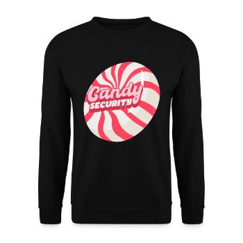 Candy Security - Unisex Sweatshirt - black - Front - Alina (178cm) & Michal (187cm)