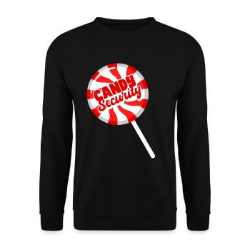 Candy Security - Unisex Sweatshirt - black - Front - Alina (178cm) & Michal (187cm)