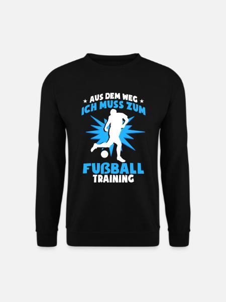 Ich Muss Zum Fußballtraining Kinder Fußball - Unisex Pullover - Schwarz