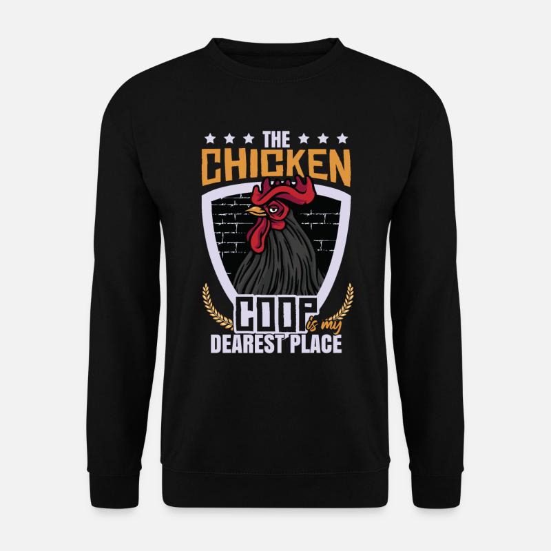 The Chicken Coop - Unisex Sweatshirt - black