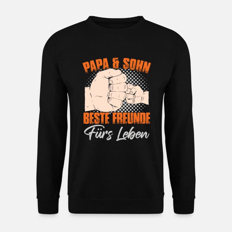 Papa & Sohn - Unisex Pullover - Schwarz