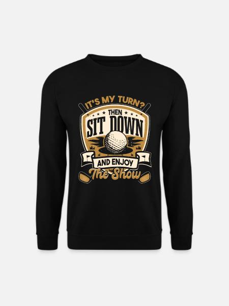 Funny Golf Dad Golfing Gift - Unisex Sweatshirt - black