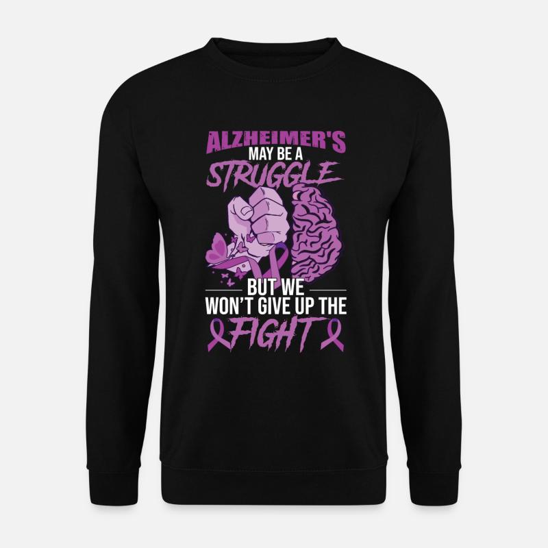 Alzheimer's Warrior - Unisex Sweatshirt - black