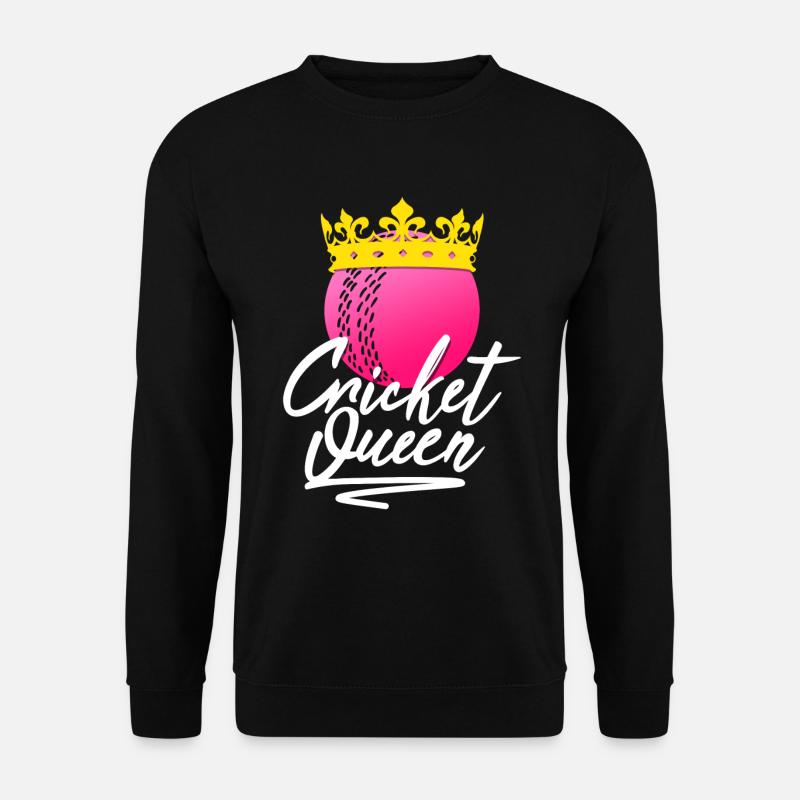 Cricket-Königin - Unisex Pullover - Schwarz