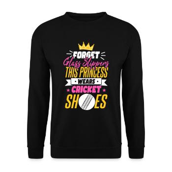 Fille de cricket - Sweat-shirt Unisexe - noir - Devant - Alina (178cm) & Michal (187cm)