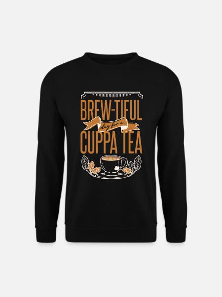 Funny Tea Pun - Unisex Sweatshirt - black