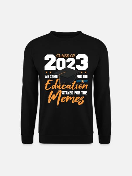 Class Of 2023 Graduation College Senior Degree - Unisex Sweatshirt - black