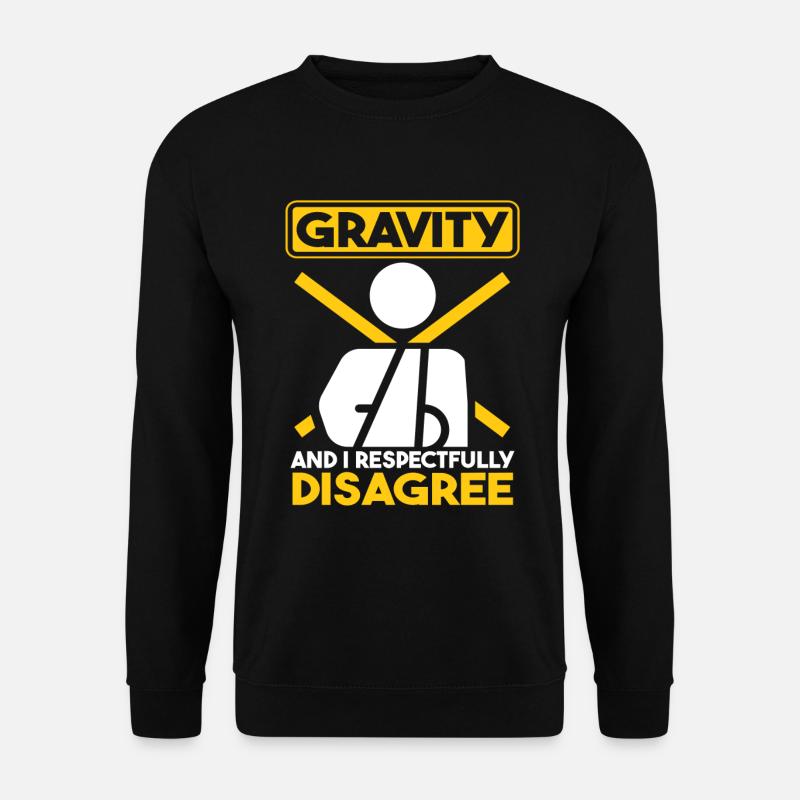 Funny Broken Arm - Unisex Sweatshirt - black