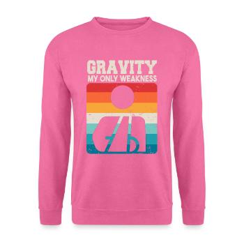 Schwerkraft Meine einzige Schwäche - Unisex Pullover - Pink - Vorne