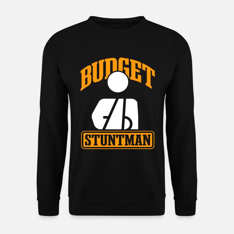 Funny Stuntman Broken Arm Joke - Unisex Sweatshirt - black