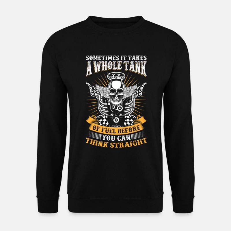 Motorrad Biker - Unisex Pullover - Schwarz