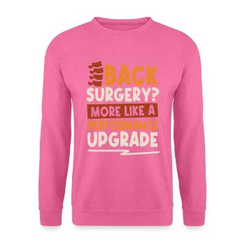Back Surgery - Unisex Sweatshirt - pink - Front